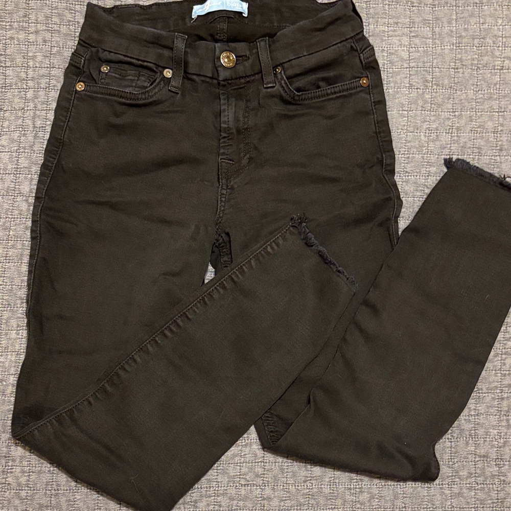 7 for all mankind Black skinny Jeans